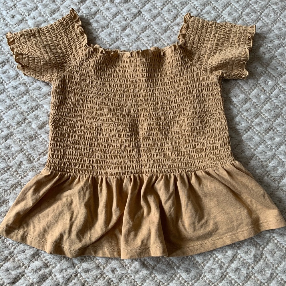 AE smocked peplum top